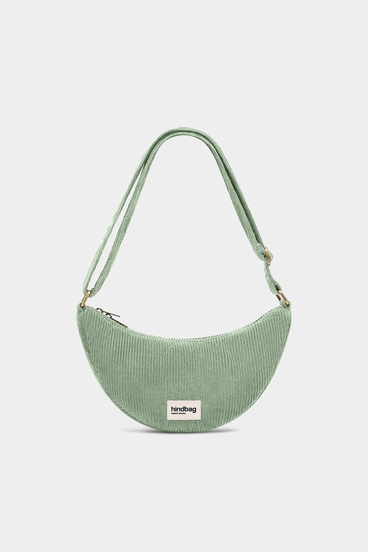 Andrea Fanny Pack in mint green corduroy
