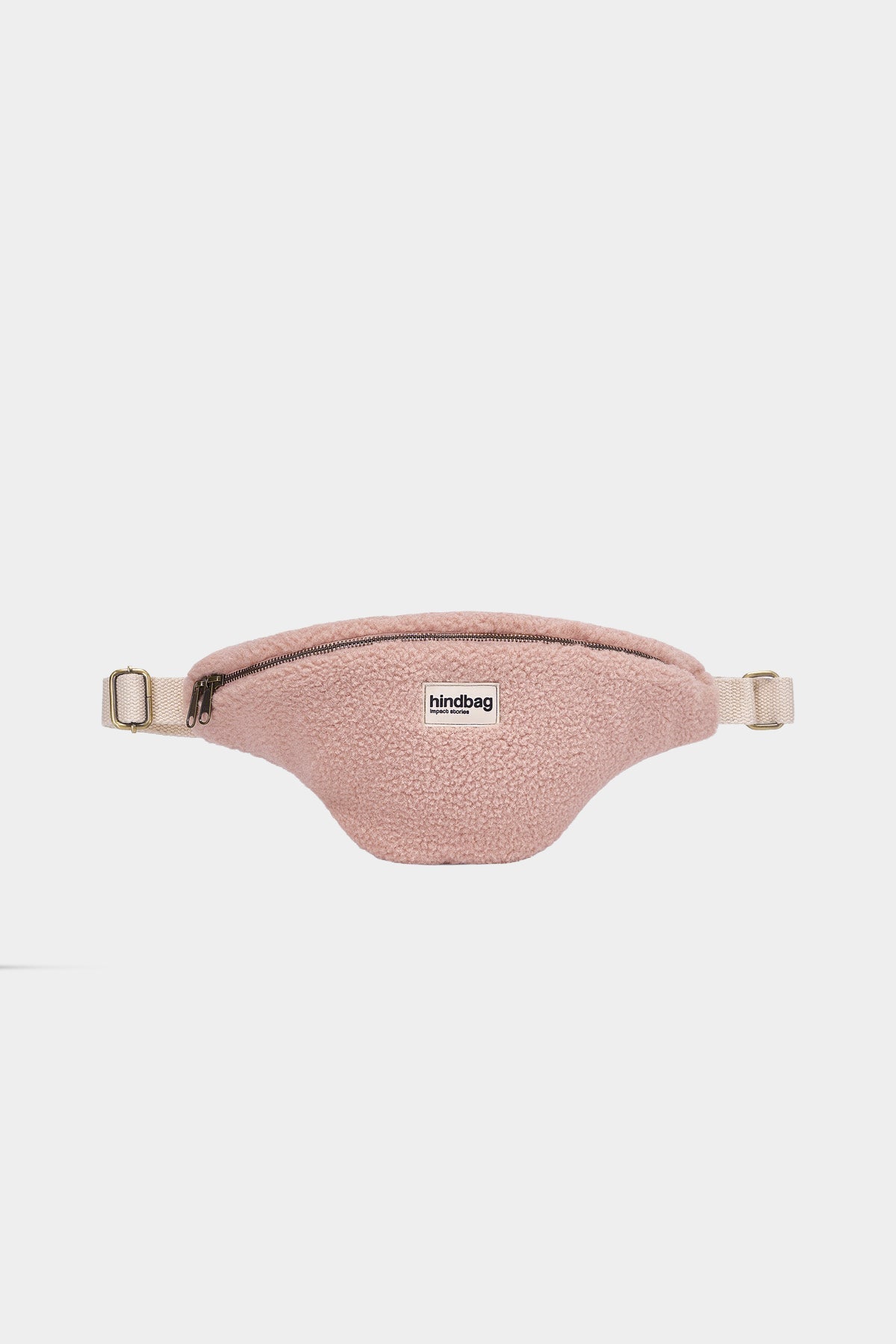 L Sasha Teddy Fanny Pack in Powder Pink