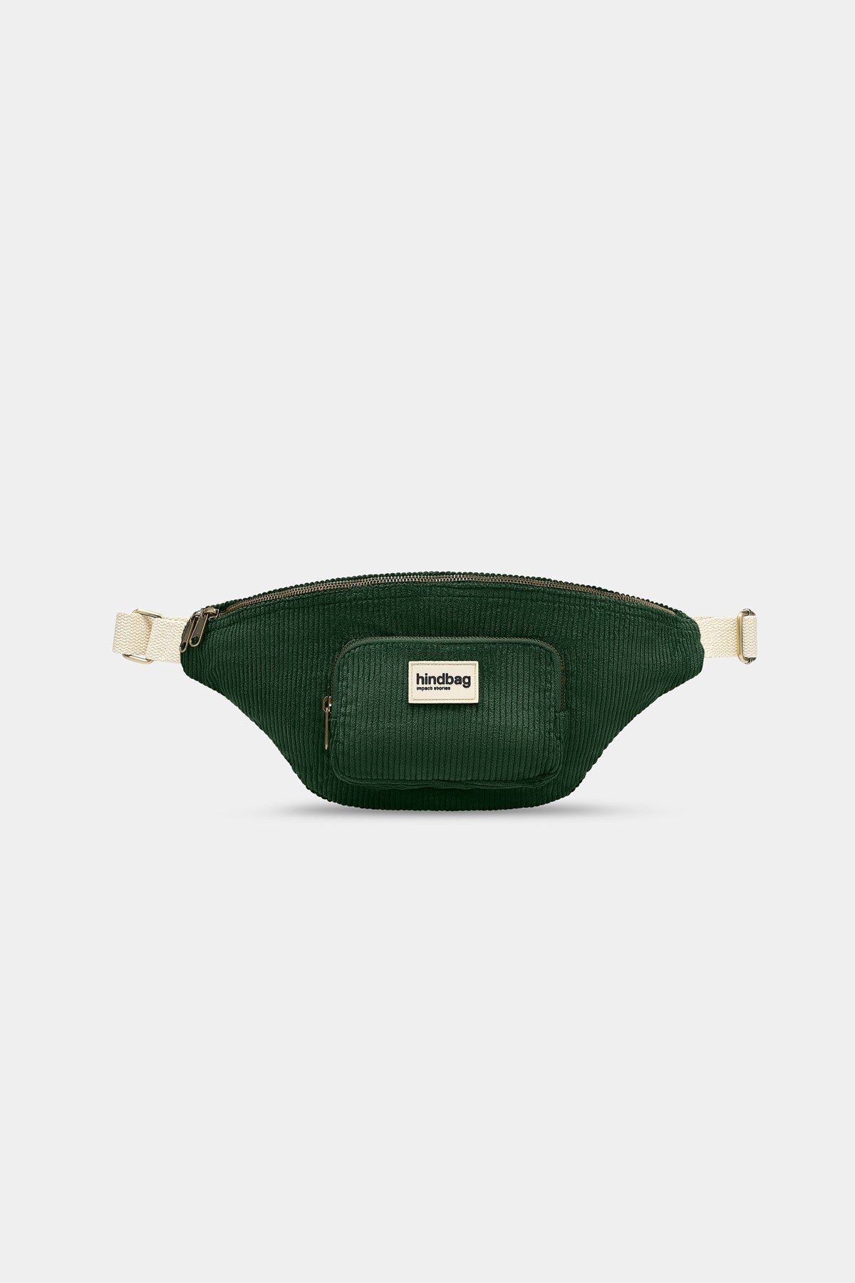 XL Sofia Fanny Pack in pine green corduroy