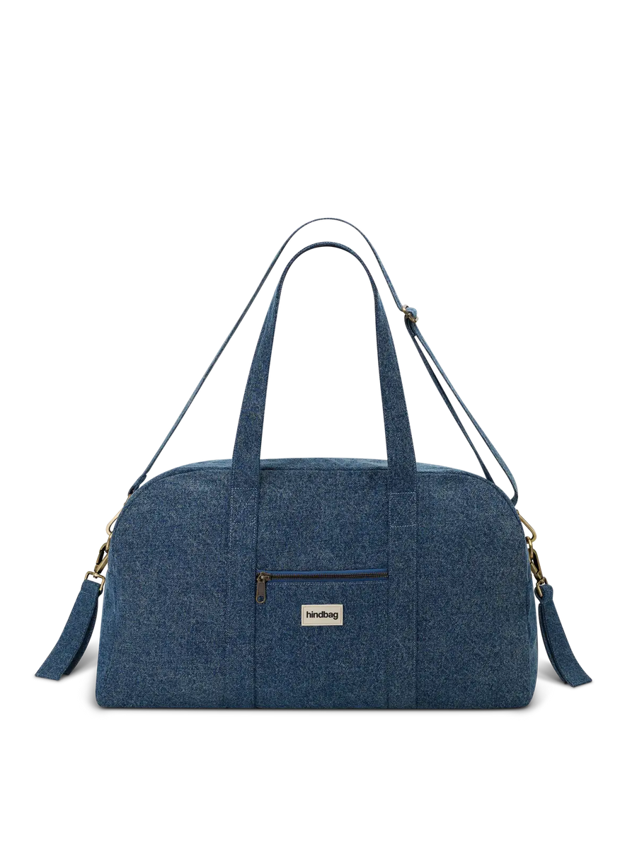 Basile dark blue denim Changing bag
