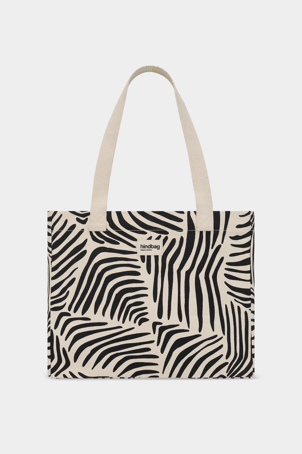 Claude Zebra Ecru Tote Bag