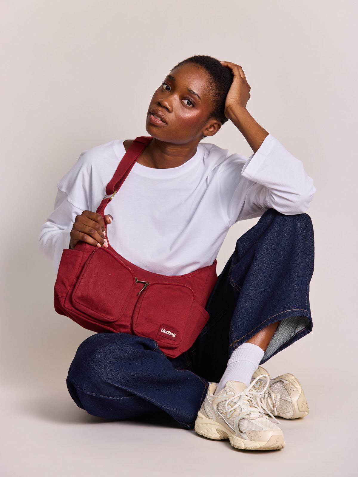 Emile burgundy Shoulder bag