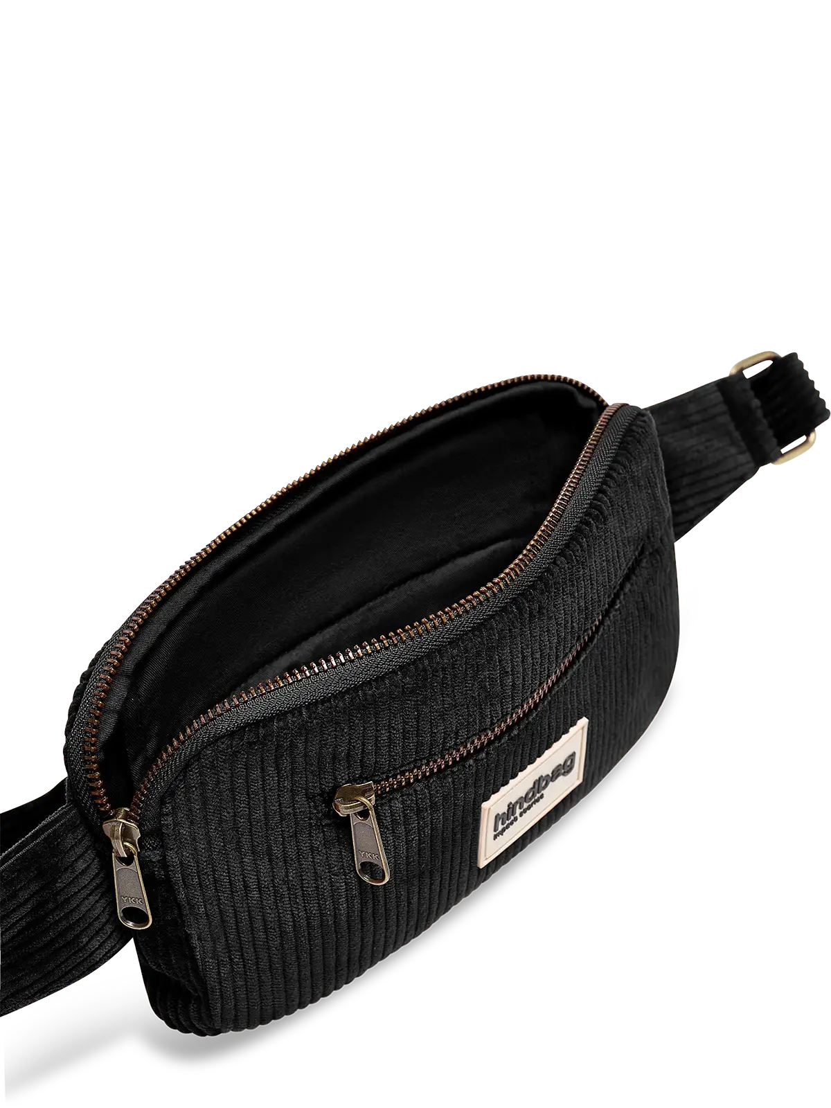 Harry black corduroy bum bag