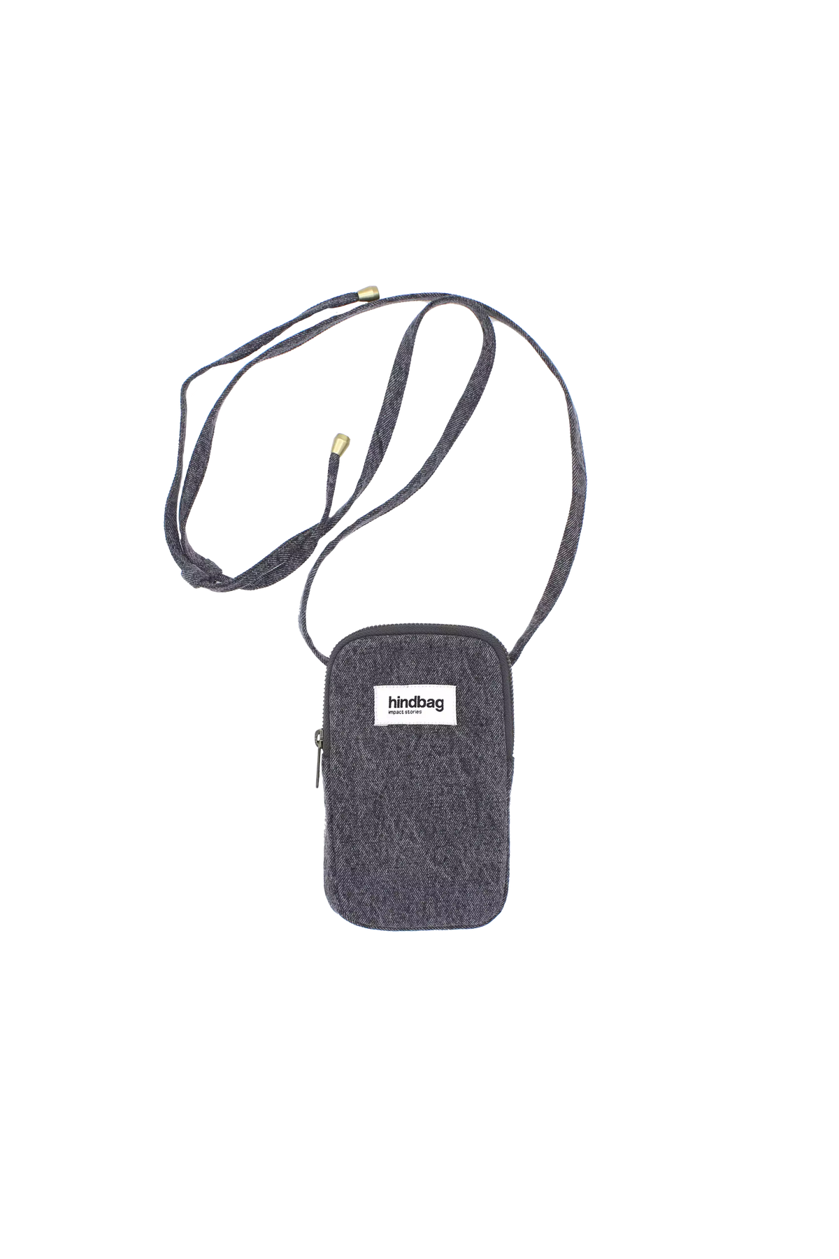 Bill Denim Gray phone pouch