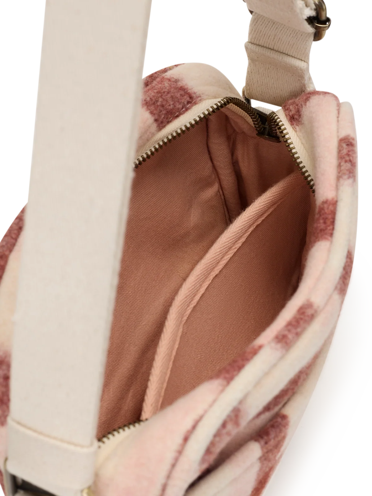 Reporter bag Nino pink tartan