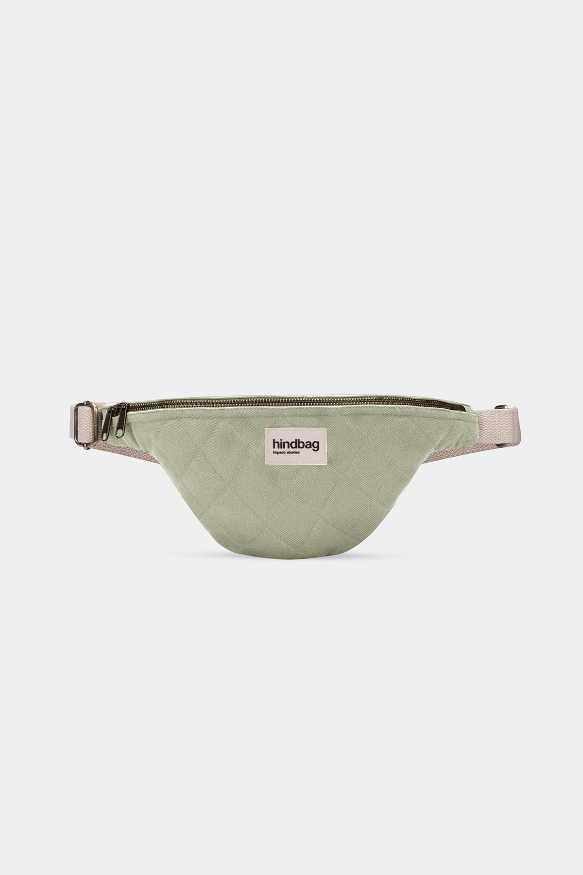 Olivia Clay Green Quilted Fanny Pack
