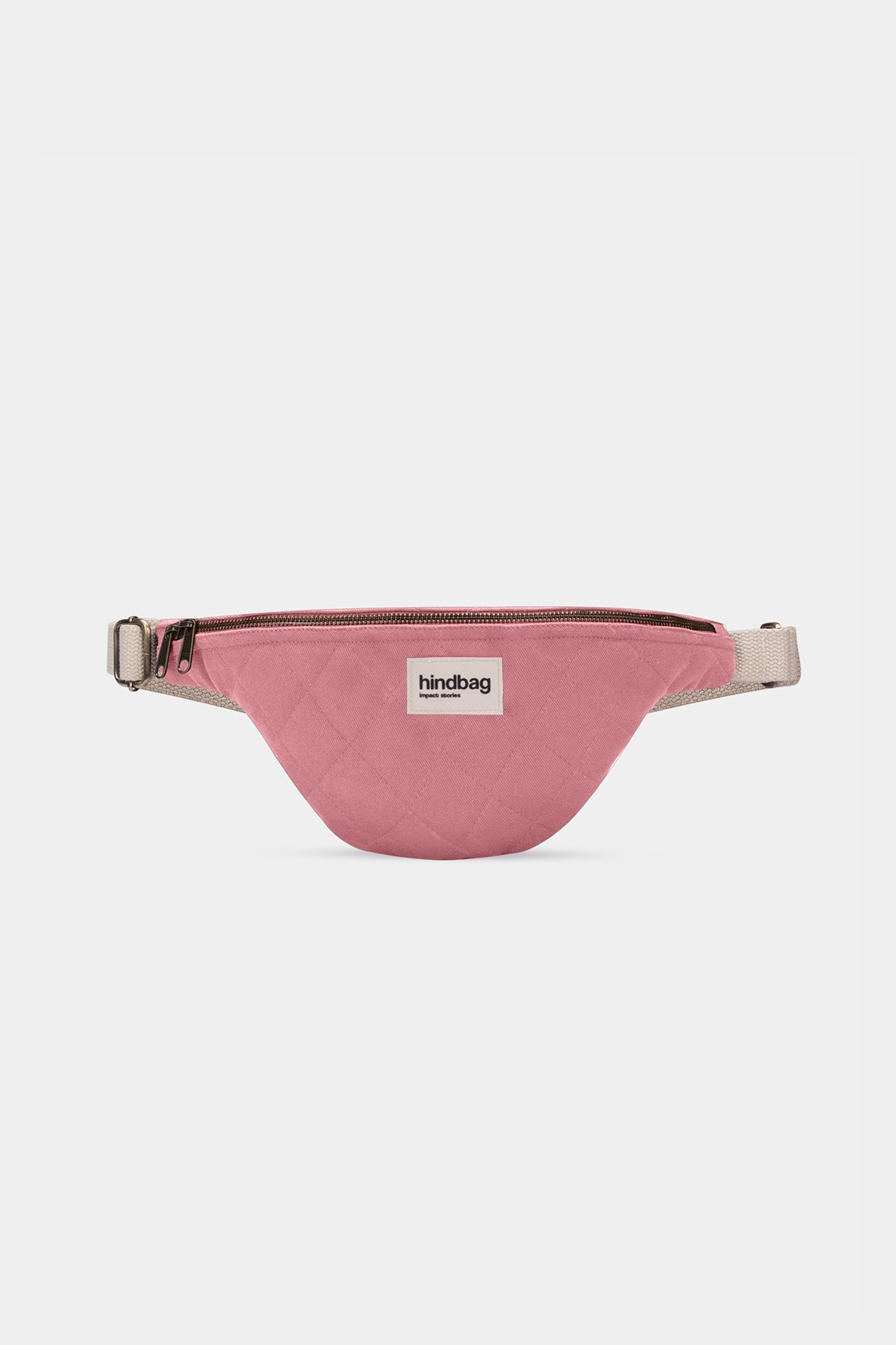 Olivia Quilted Belt Bag Blush pink