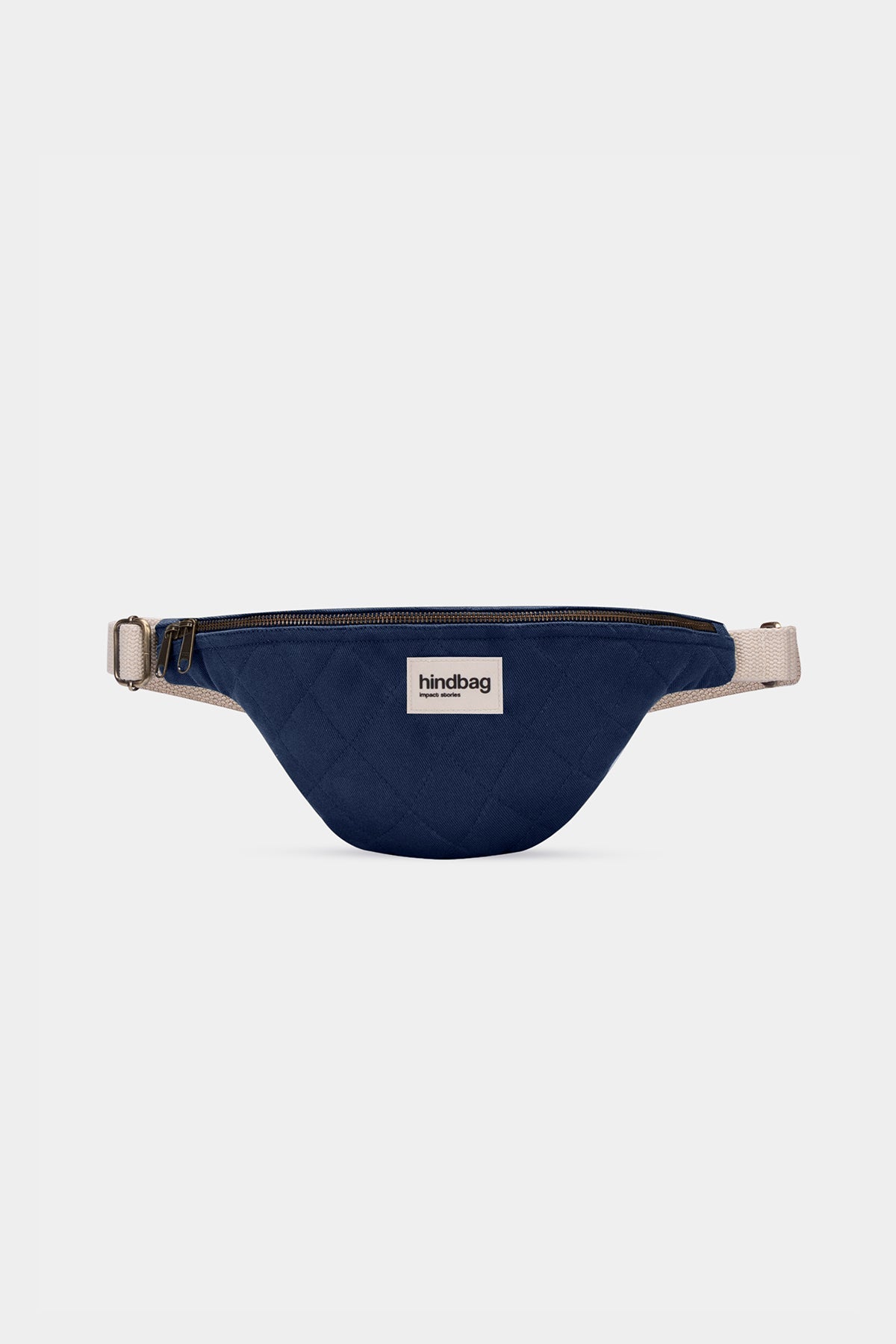 Olivia Navy quilted fanny pack