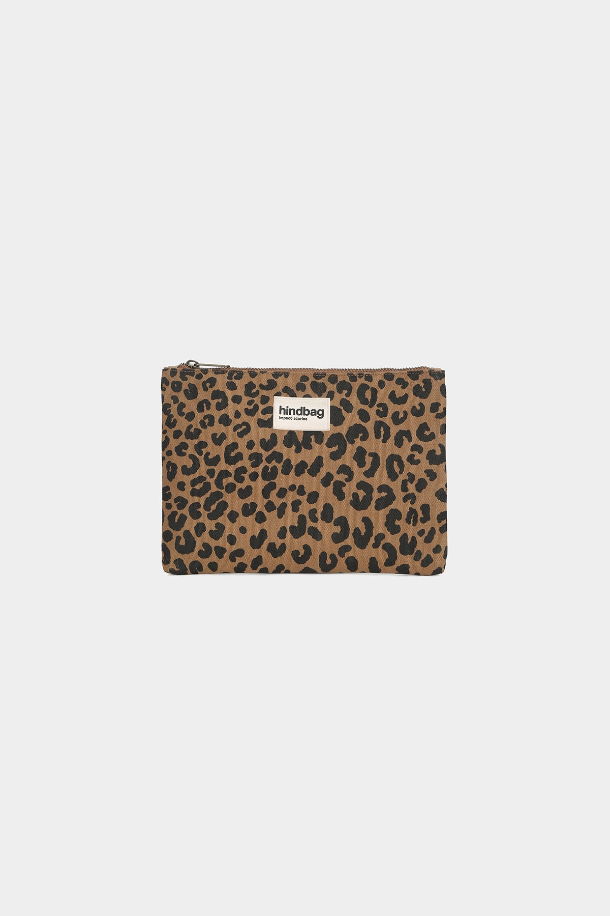Ema Leopard Cinnamon Pouch