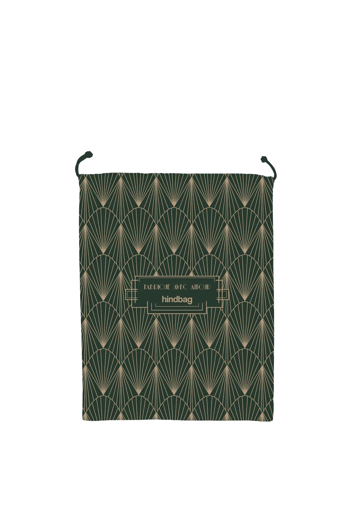 Green reusable gift bag