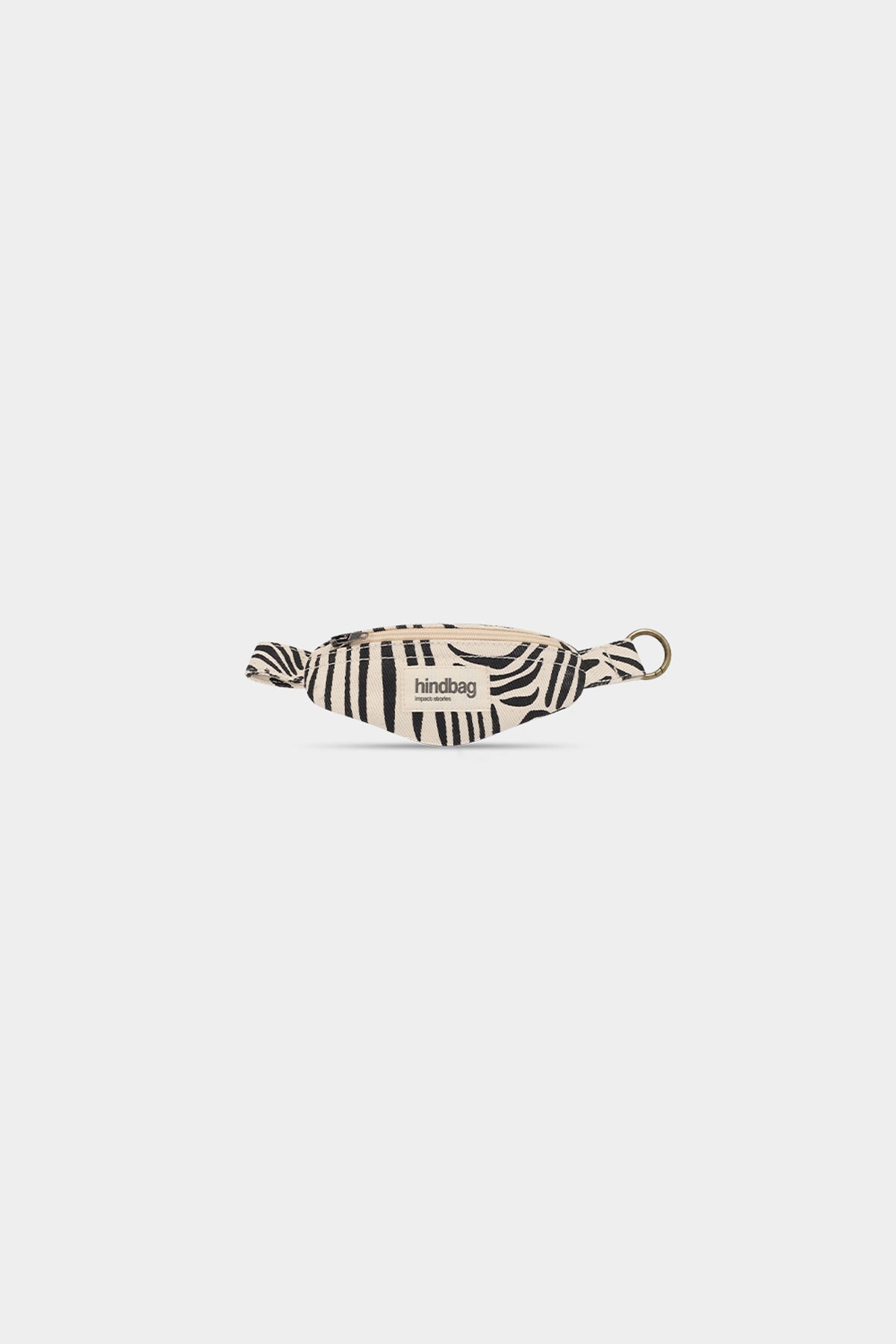 Côme Banana Keychain Ecru Zebra