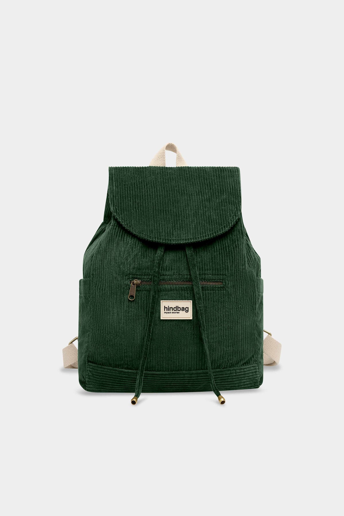 Eliot backpack in pine green corduroy