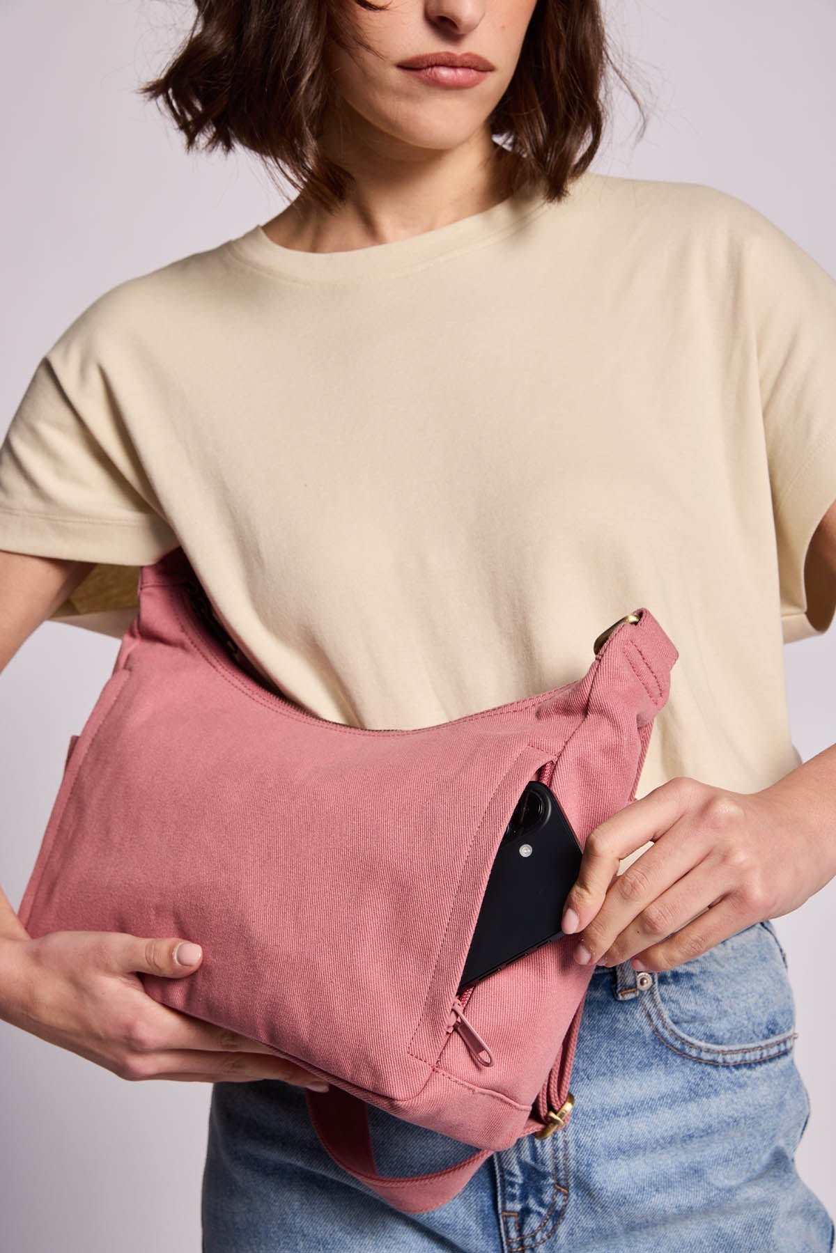 Multipocket bag Emile Blush Pink