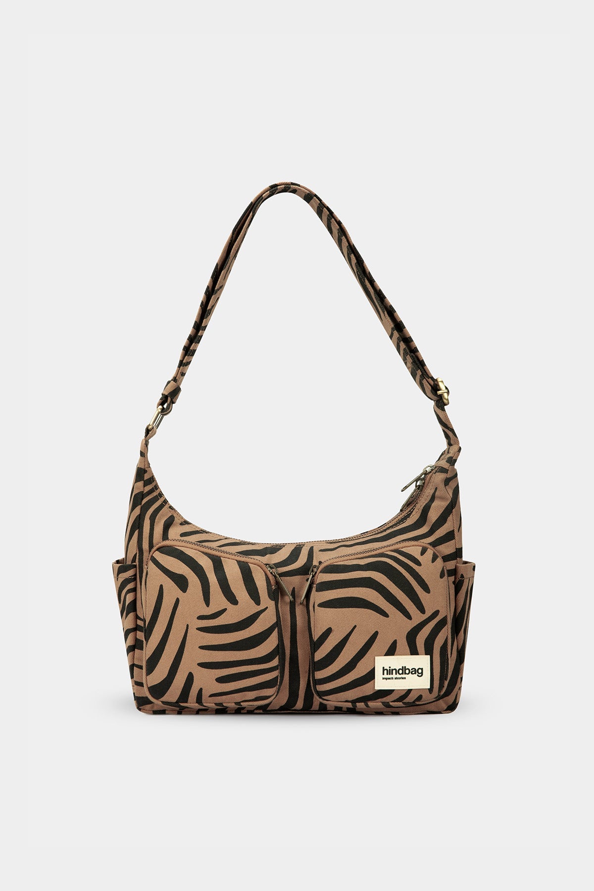 Emile Multipocket Bag Zebra Cinnamon