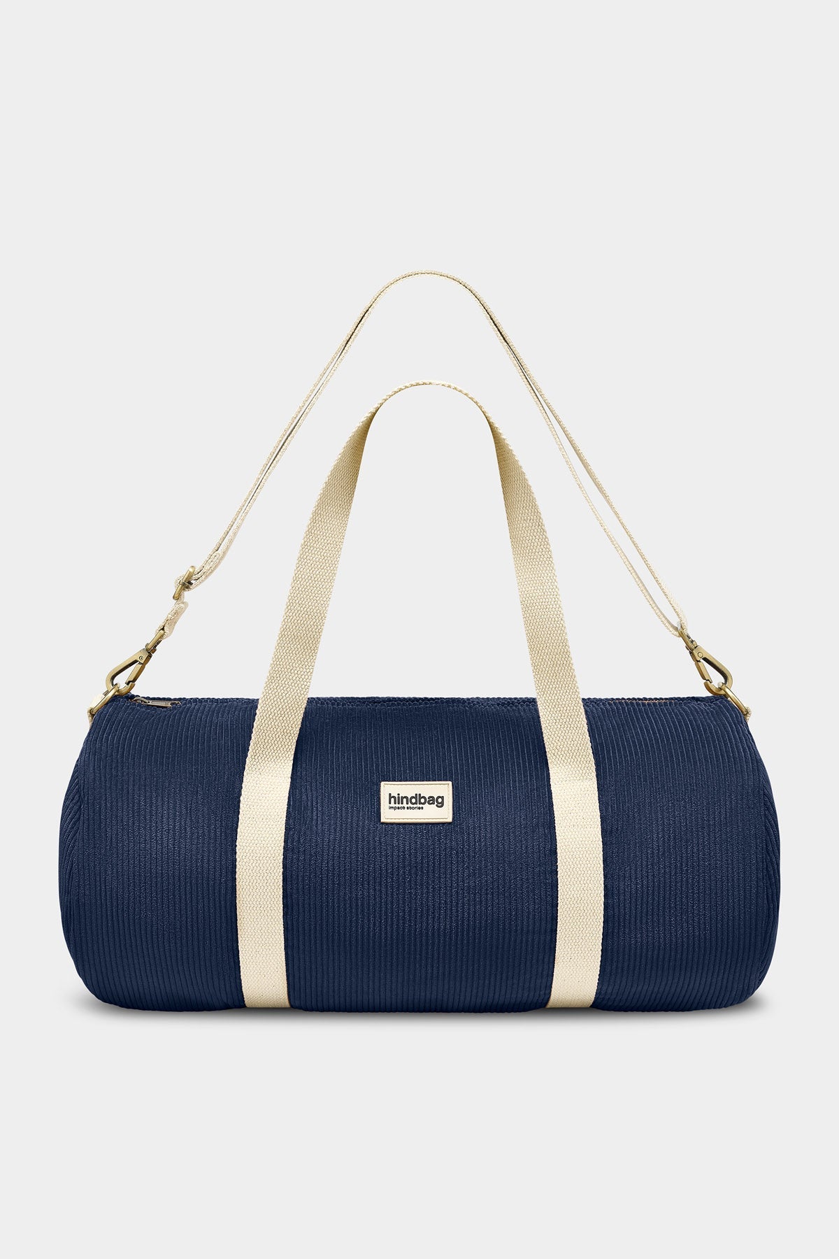 Simon duffel bag in navy corduroy