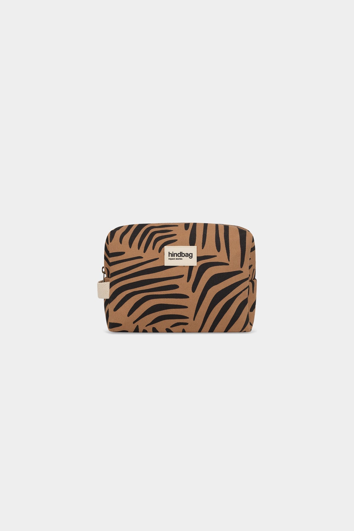 Léon Zebra Cinnamon Toiletry Bag