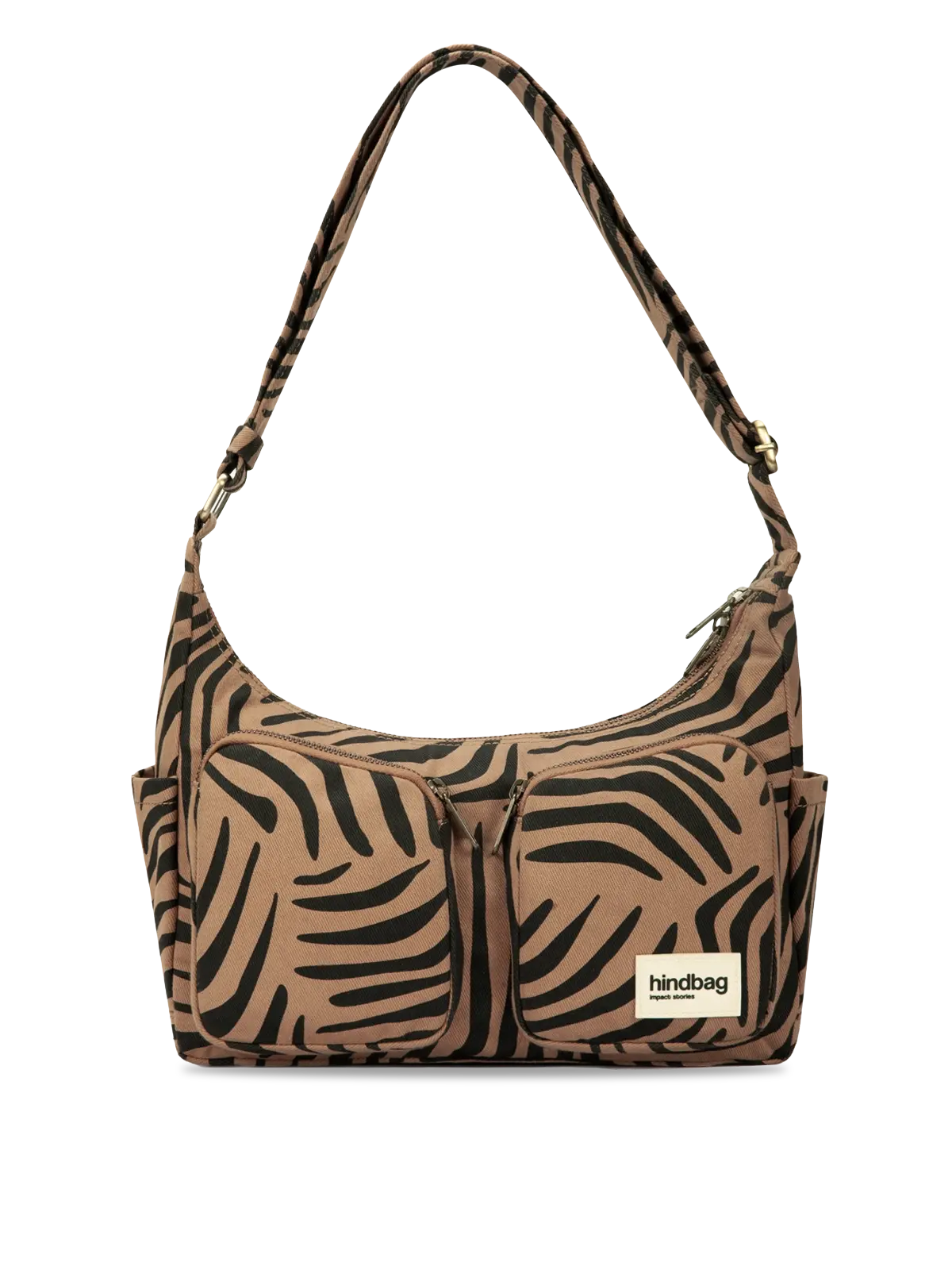 Emile Multipocket Bag Zebra Cinnamon