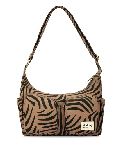 Emile Multipocket Bag Zebra Cinnamon