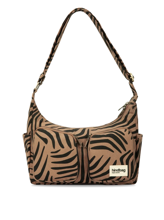 Emile Multipocket Bag Zebra Cinnamon