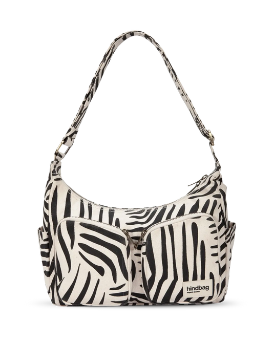 Emile Multipocket Bag Zebra Ecru