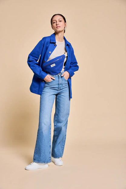 Marcel Electric blue unisex jacket