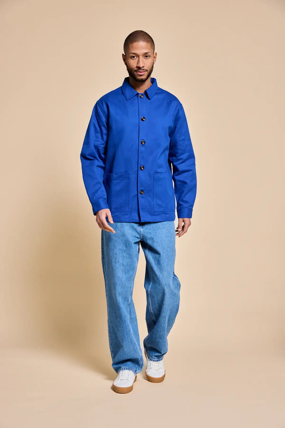 Marcel Electric blue unisex jacket