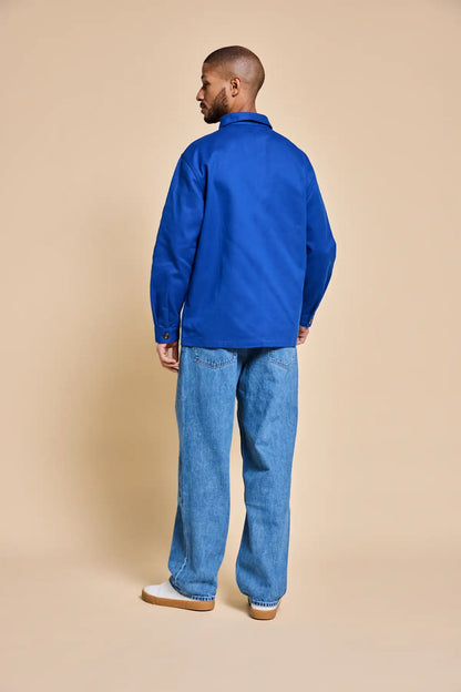 Marcel Electric blue unisex jacket