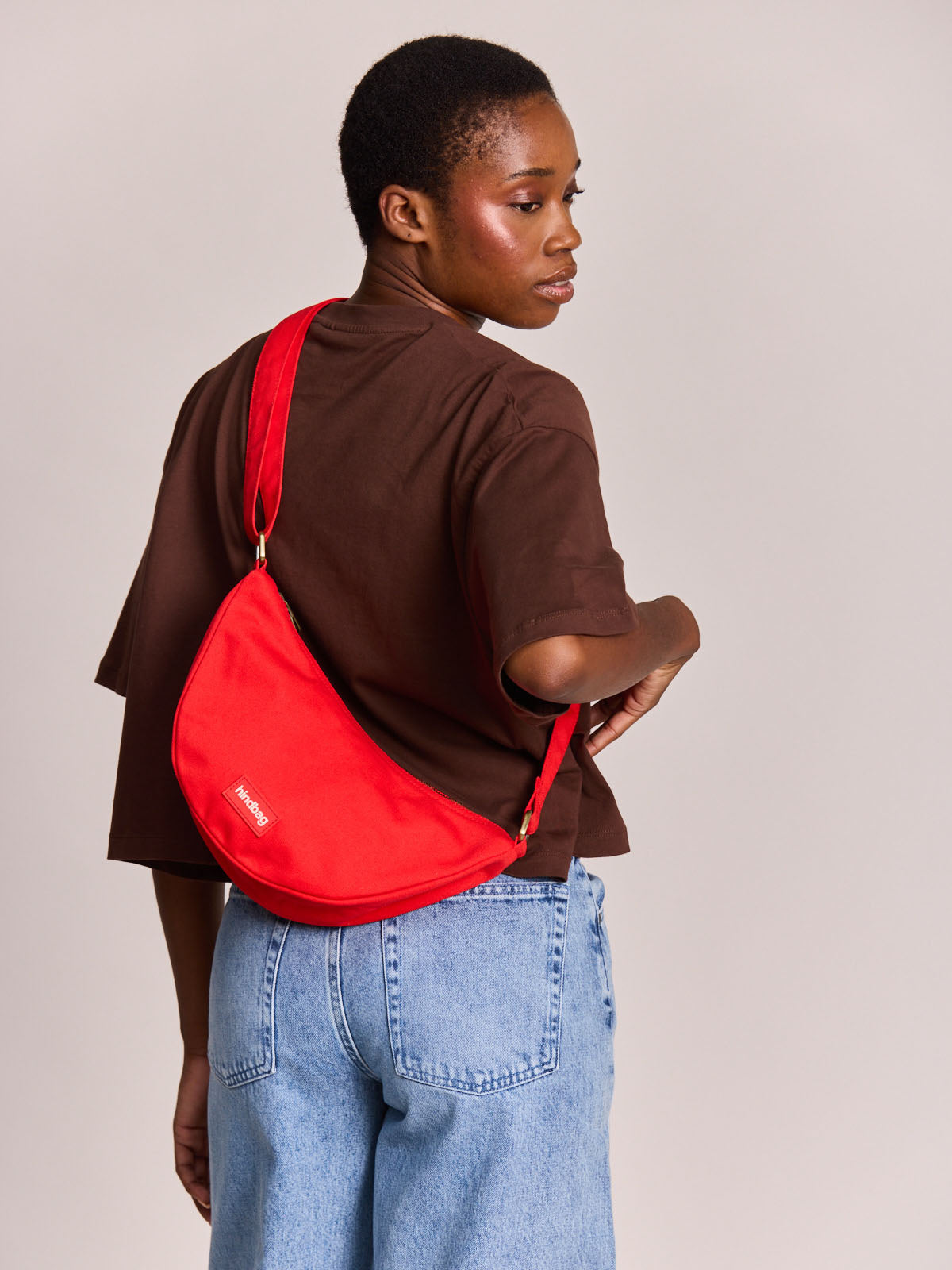 Andrea carmine red Crossbody Bag