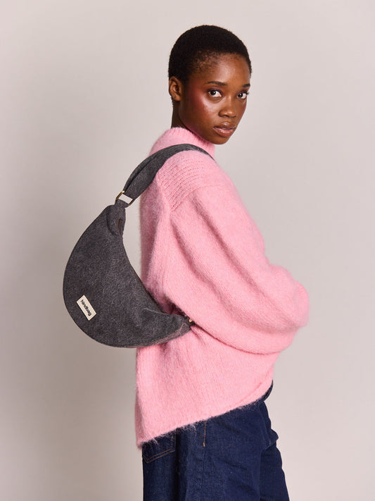 Andrea Dark grey denim Crossbody bag