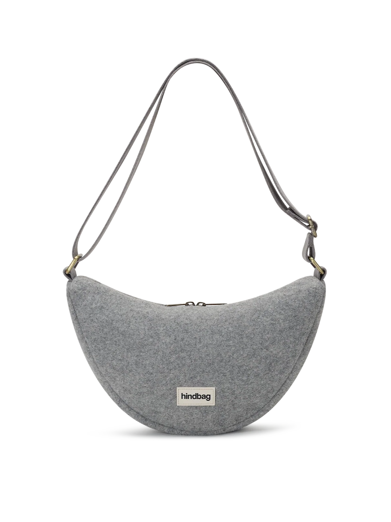 Andrea granite wool effect Crossbody bag