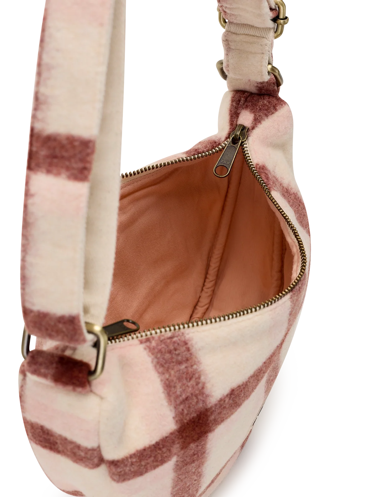 Andrea pink tartan Crossbody bag
