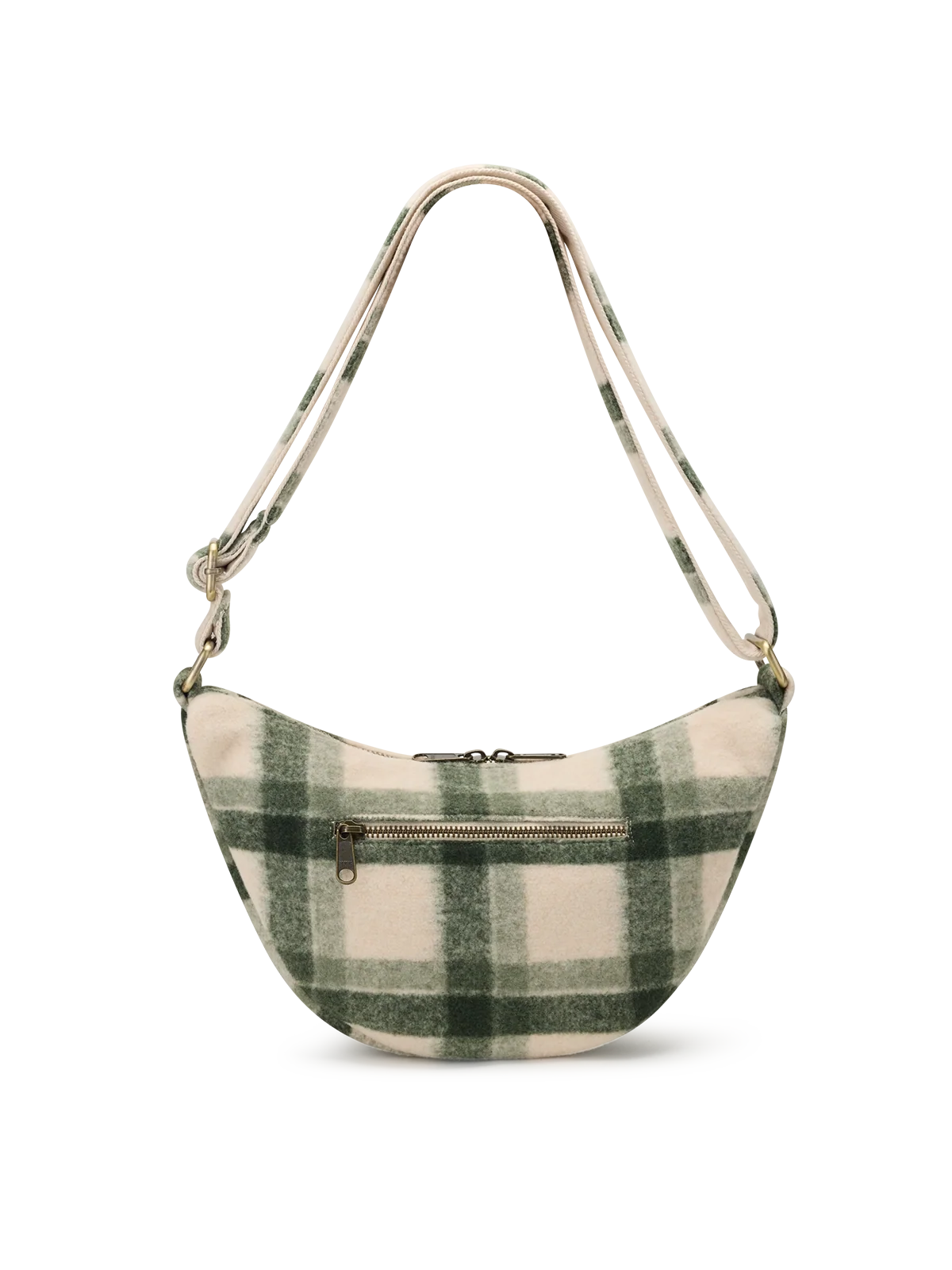 Andrea green tartan Crossbody bag