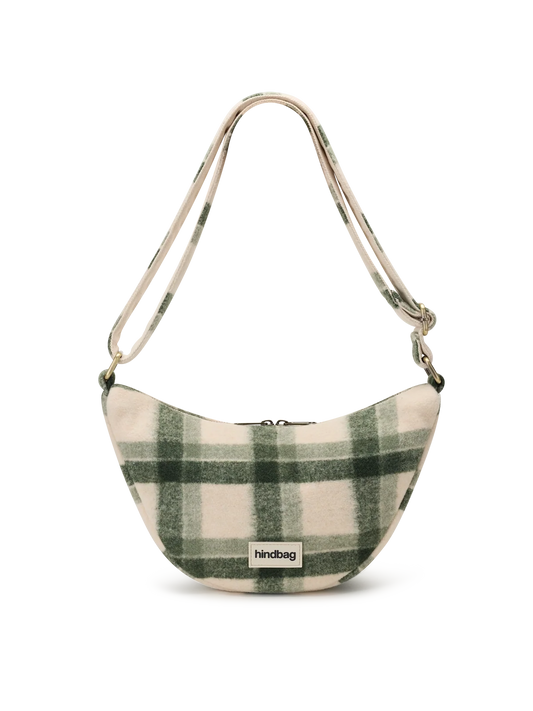 Andrea green tartan Crossbody bag