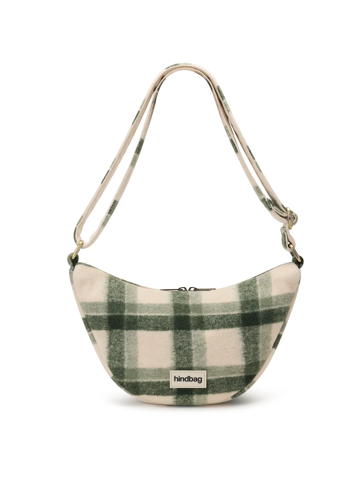 Andrea green tartan Crossbody bag