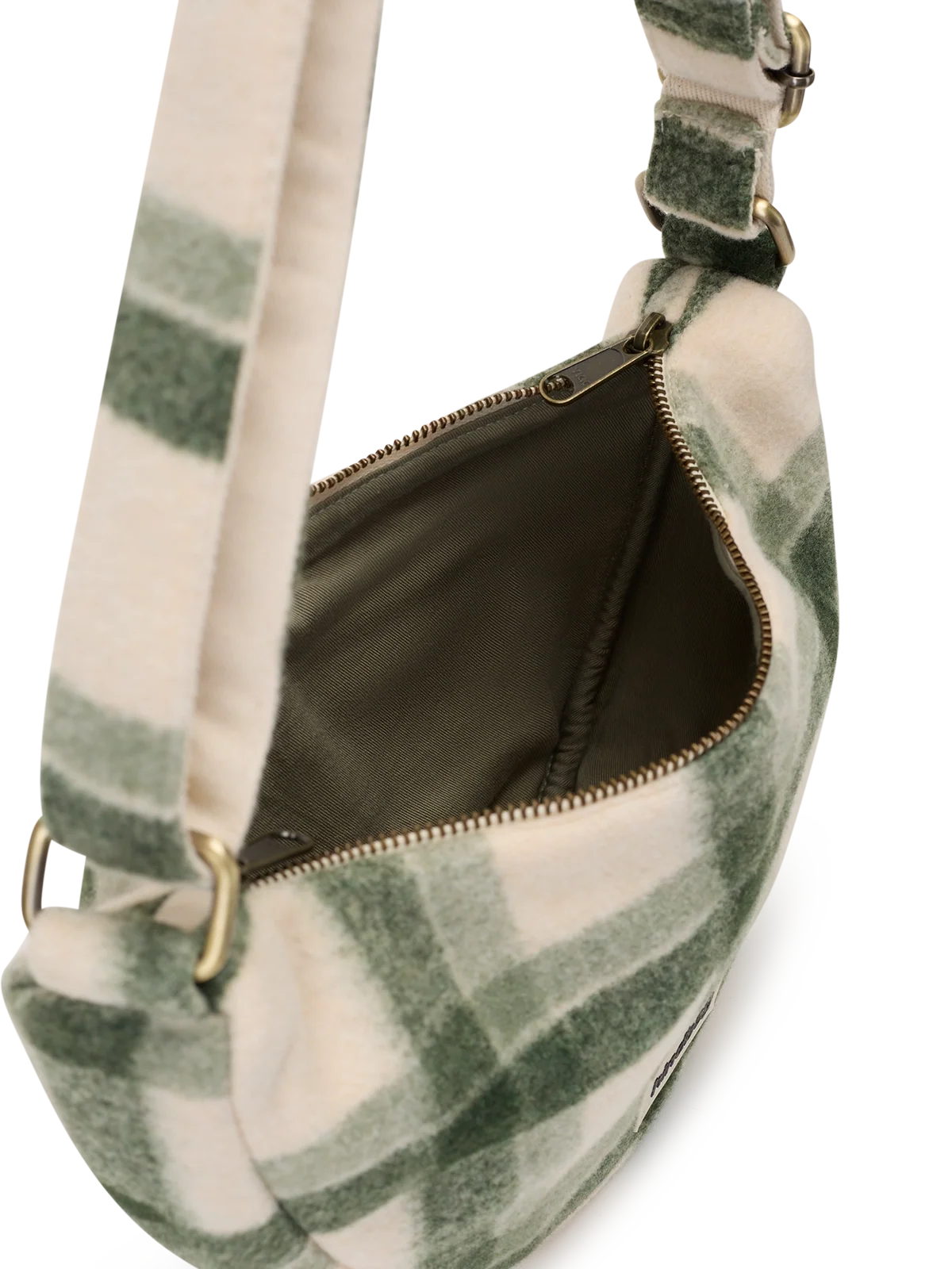 Andrea green tartan Crossbody bag