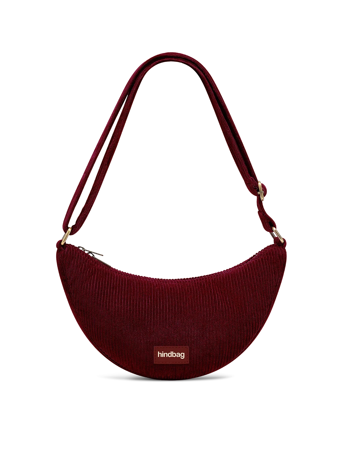 Andrea burgundy corduroy Crossbody bag