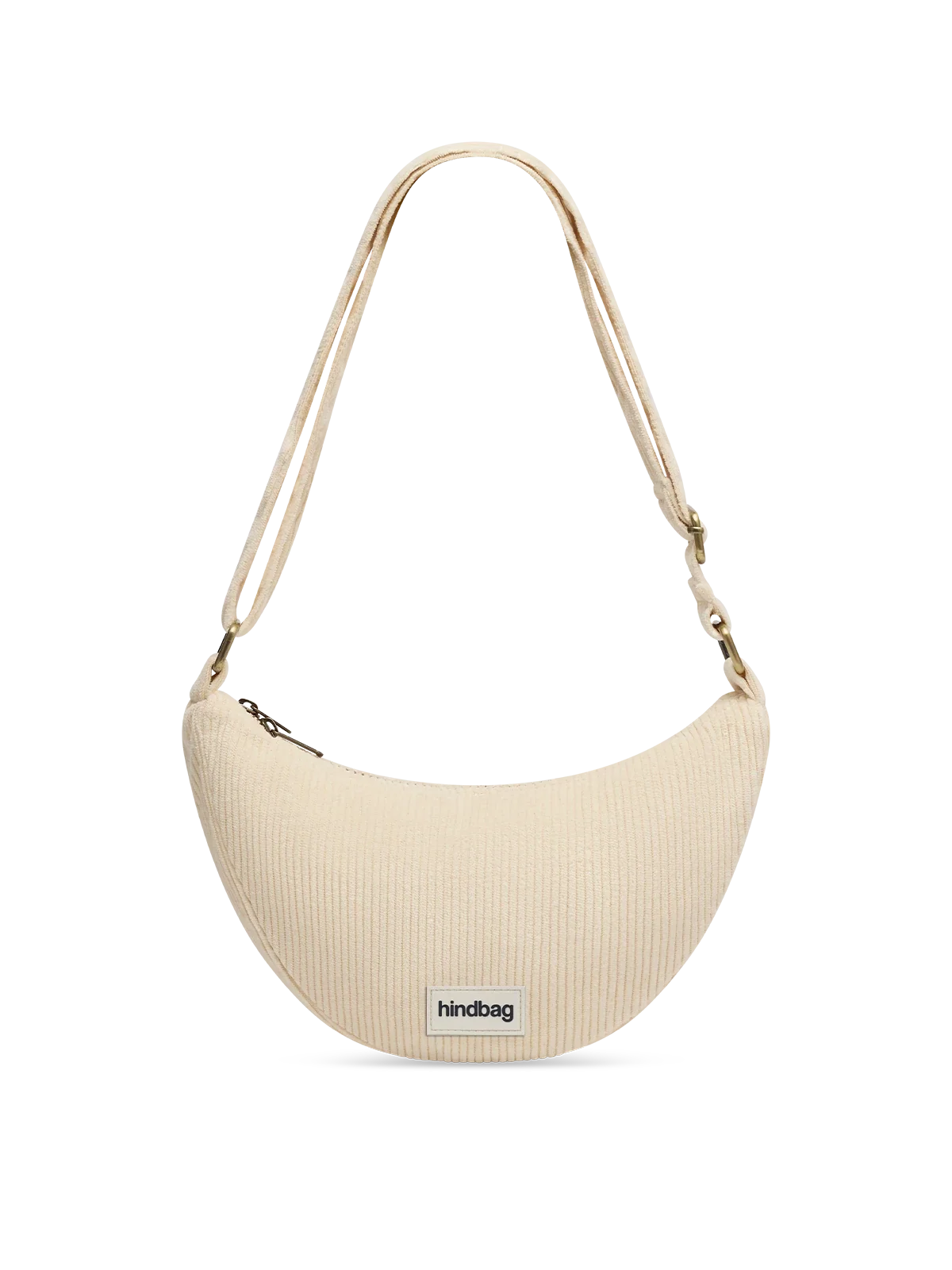 Andrea cream corduroy Crossbody bag