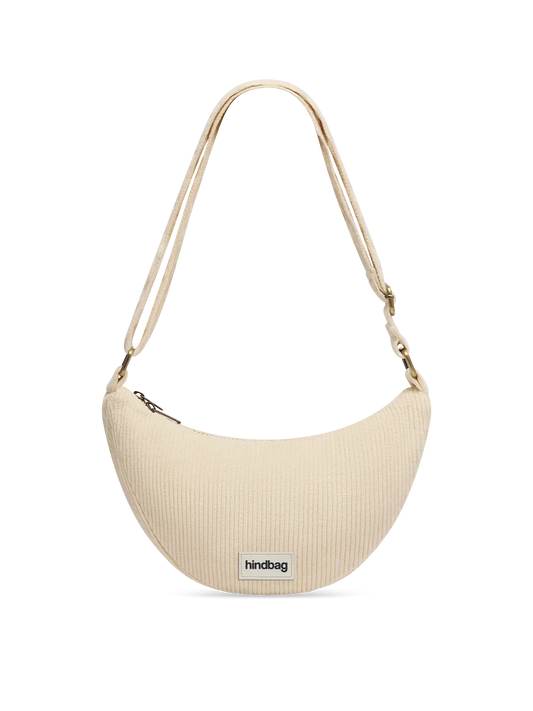 Andrea cream corduroy Crossbody bag