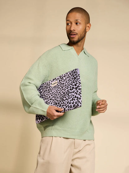 Ava Leopard Cinnamon computer case