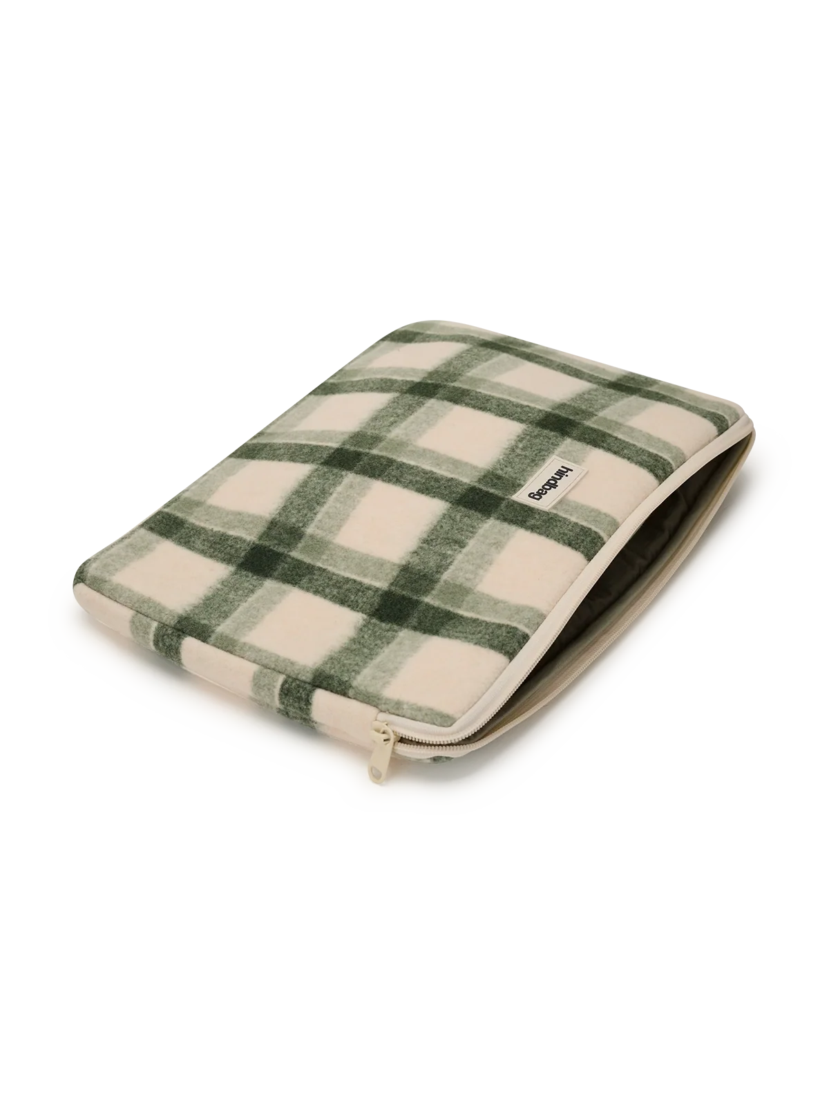 Ava green Tartan Laptop Case