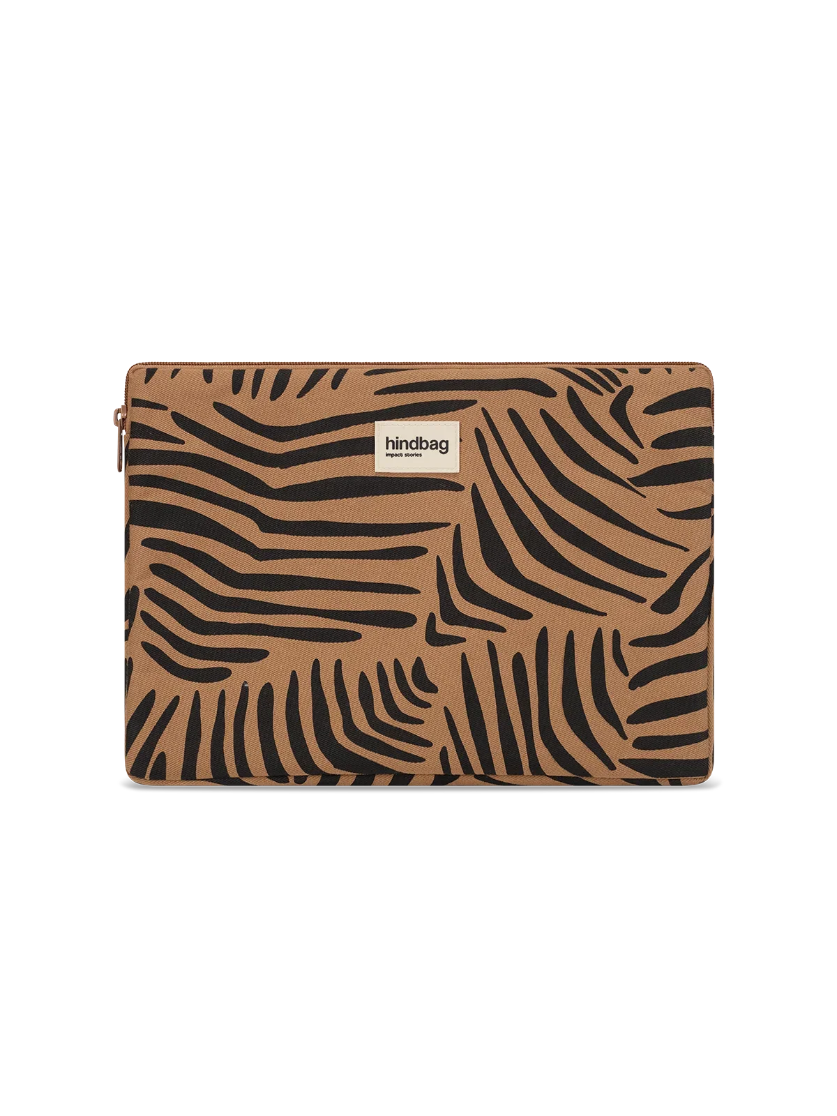 Ava Cinnamon Zebra Laptop Sleeve