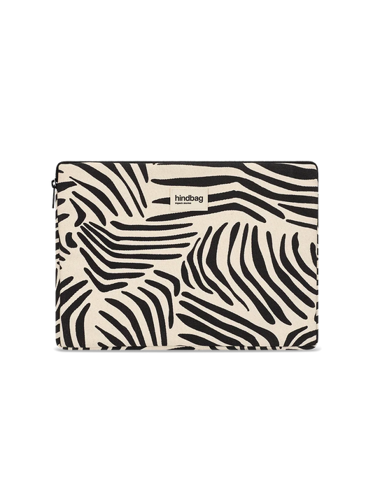 Ava Cinnamon Zebra Laptop Sleeve