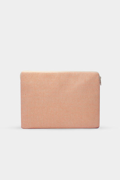 Ava Laptop Sleeve Coral Weave