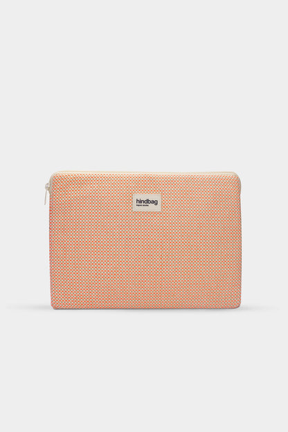 Ava Laptop Sleeve Coral Weave