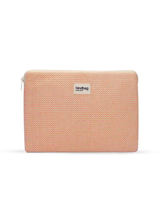 Ava Laptop Sleeve Coral Weave