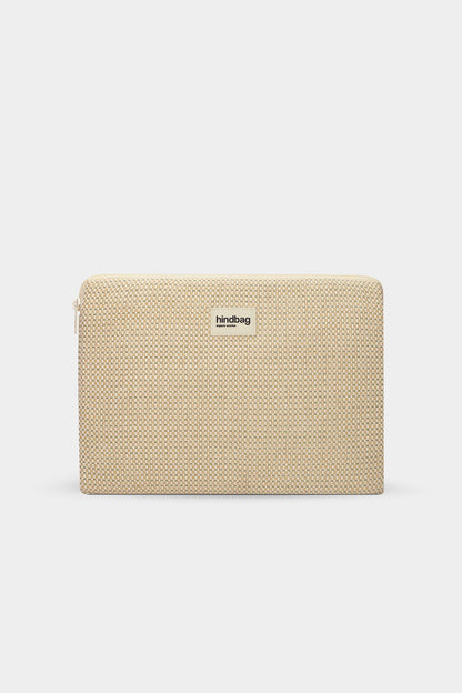 Ava Laptop Sleeve nude Weave