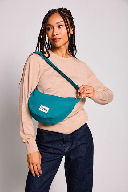 Andrea Peacock Blue Fanny Pack