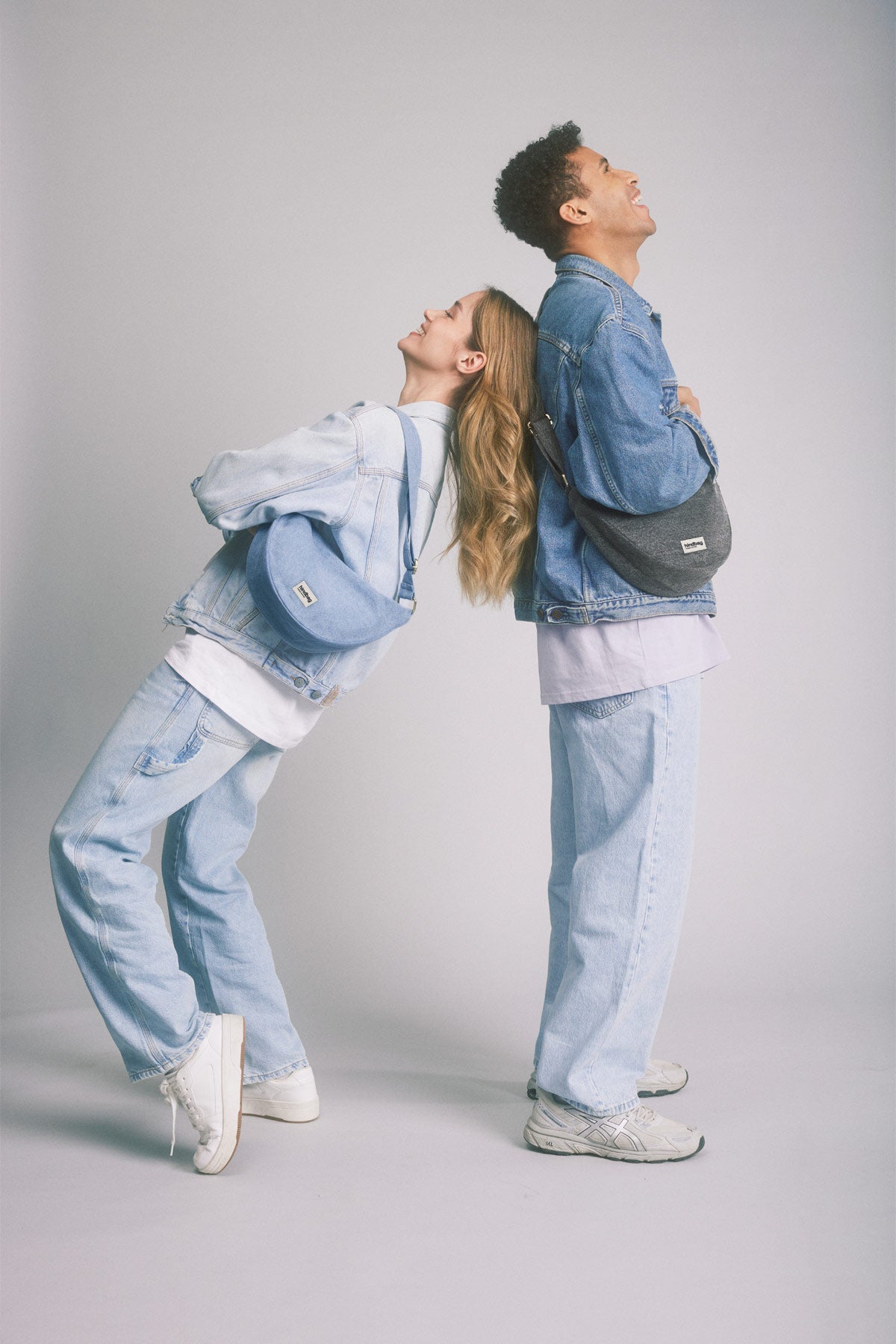 Andrea Denim Blue Belt Bag