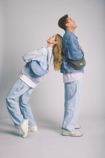 Andrea Denim Blue Belt Bag
