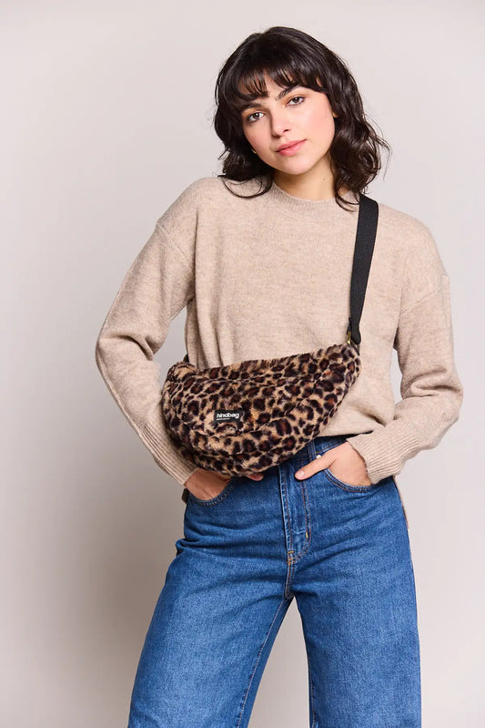 Andrea Leopard Fanny Pack